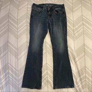 American Eagle Dark Wash Kick Boot Jeans